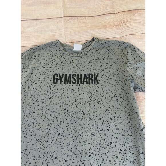 Gymshark Men's Grey Speckled Short Sleeve Active T Shirt - Small - Picture 6 of 12